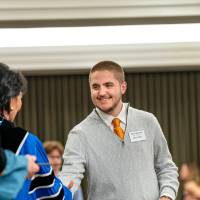 shaking presidents hands